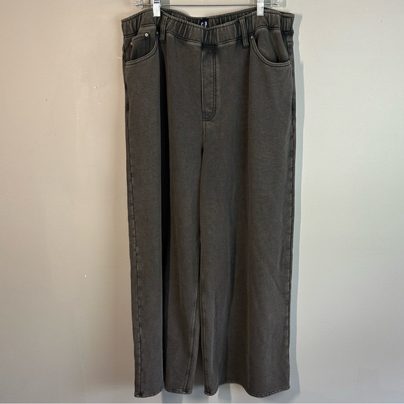 NWT Gap Heavyweight Easy Baggy Wide Leg French Terry Pull On Sweatpants Size XL - Picture 3 of 16